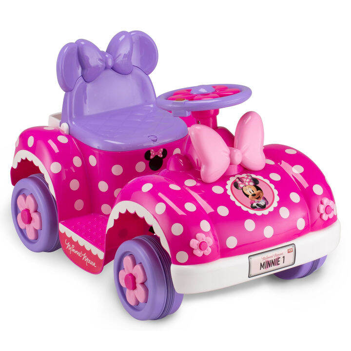 นำเข้า-รถแบต-มินนี่-เม้าส์-disney-minnie-mouse-toddler-rice-on-toy-by-kid-trax-ราคา-4-990-บาท