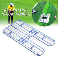 Blue Acrylic Golf Putting Mirror SwingTrainer Alignment Training Aid 44.5x23.5cm