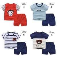 【ready stock】Hot new Childrens short sleeved T-shirts Boys shirts summer wear Boys Shirt Babys clothes Korean childrens clothes T-shirt Ins Photo Popular 80 90 100 110 120 130