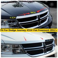 Yimaautotrims Exterior Stainless Steel For Dodge Journey JCUV Fiat Freemont 2012 - 2019 Front Hood Grille Gill Engine Cover Trim