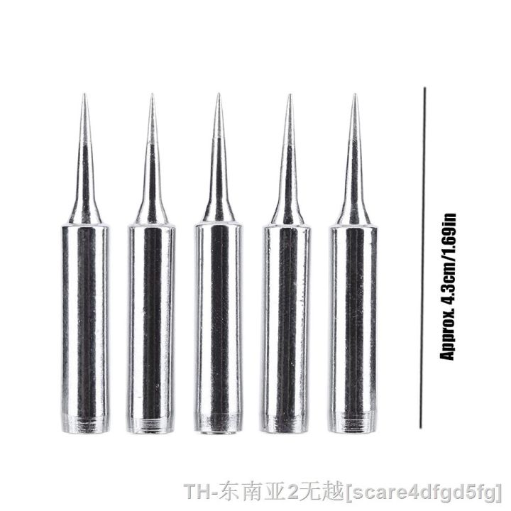 hk-๑-5pcs-900m-t-welding-tips-electric-solder-iron-lead-free-low-temperature-for-narrow-pitch-soldering-bridging-correction