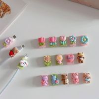 Lovely Cartoon Body Charger Cable Winder Cartoon Data Line Cord Cable Protector for iphone cable Charging Cable