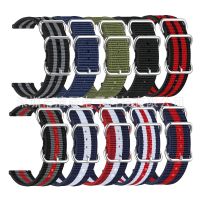 ⌚☃ Factory direct sale 18mm 20mm 22mm universal nylon canvas raw ear classic sports fashion watch strap