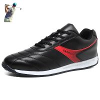 New Black White Golf Shoes for Men Anti Slip Leisure Outdoor Grass Golf Training Shoes Light Weight Golf Footwears Male Sneakers