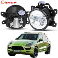 ไฟตัดหมอก LED อัพเกรด2ชิ้นสำหรับ Porsche Cayenne 92A 958 2010-2015 30W โคมไฟสว่างมากตัดหมอกด้านหน้ารถ4000LM