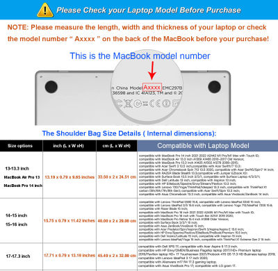 13.3 14 15 16 17.3นิ้วถุงแล็ปท็อปสำหรับ Air Pro 13กรณี M1 HP อัสซุสโน๊ตบุ๊คผู้ชายผู้หญิงการใช้งานหลาย s. กระเป๋าเอกสาร leeve