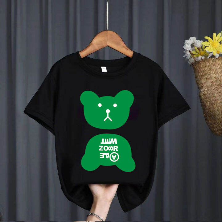 เสื้อยืดเด็กแฟนชั่น-ลายการ์ตูน-น่ารักสดใส-h-845