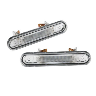 1 Pair LED License Plate Light for Mercedes-Benz W124 W201 W202 Car License Plate Light