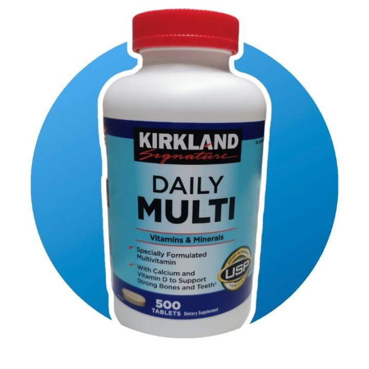 Exp Dec 2023 Daily Multi Vitamins Minerals 500 Tablets Kirkland