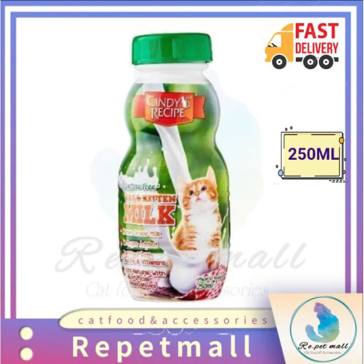 CINDY RECIPE CAT & KITTEN MILK Susu 250ML/ Goat Milk 125ML Lazada