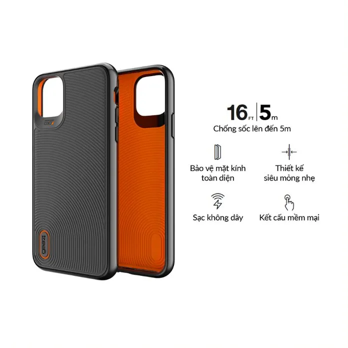 Ốp lưng Gear4 Battersea chống sốc lên đến 5m - Công nghệ độc quyền D3O - Mỏng nhẹ thời trang dành cho iPhone 11 Series | Lazada.vn Ốp lưng Gear4 Battersea chống sốc lên đến 5m - Công nghệ độc quyền D3O - Mỏng nhẹ thời trang dành cho iPhone 11 Series | Lazada.vn