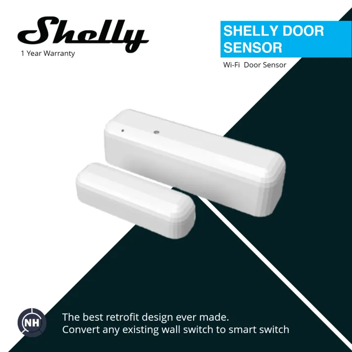 Shelly Door/Window 2 (WiFi Door Sensor with Illumination, Open/Close, Tilt angle, Vibration, and