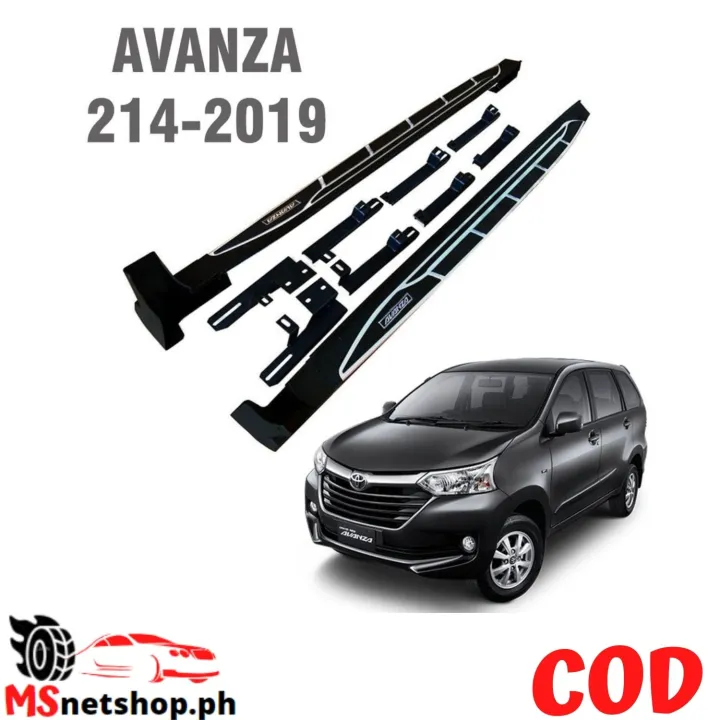 Toyota Avanza 20142019 Step board (Silver/Black) Step Board Running