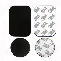 4PCS Lot Black Car New Replace Metal Plates Adhesive Sticker