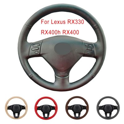 【YF】 Special Original Car Steering Wheel Cover For Lexus RX330 RX400h RX400 Toyota Corolla Verso Camry Braid