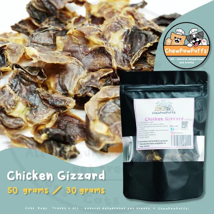 All Natural Dehydrated Chicken Gizzard cat and dog treats Lazada PH