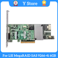 Y Store สำหรับ LSI MegaRAID SAS 9266-4i การ์ดอาร์เรย์6GB พร้อมแคช1 GB Fast Ship