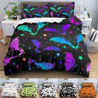 3D Bat Duvet Cover Double Bedding Set 23pcs Quilt Cover With Zipper Closure King Size Comforter Cover Colorful Duvet Cover