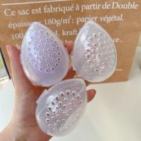 【CW】ஐ  Makeup Sponge Storage Puff Holder Egg Shaped Rack Transparent Puffs Drying New 2022