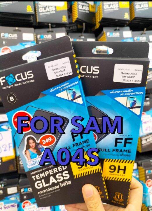 samsung-galaxy-a03s-a04s-a04-a05s-focusโฟกัส-ฟิล์มกระจกเต็มจอ-ฟิล์มกระจกนิรภัยกันรอยแบบเต็มจอขอบดำ-black-full-frame