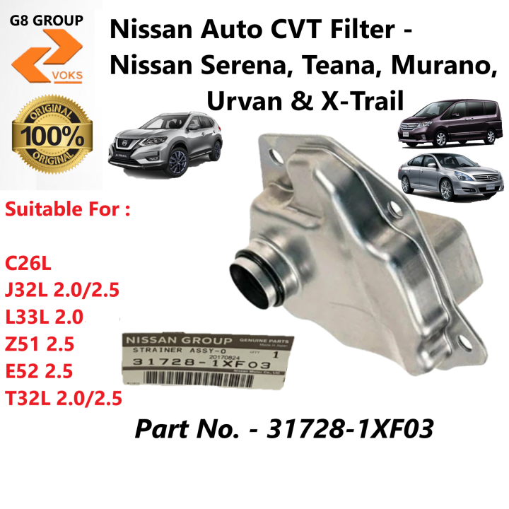 Nissan Auto CVT Filter - Nissan Serena, Teana, Murano, Urvan & X-Trail ...