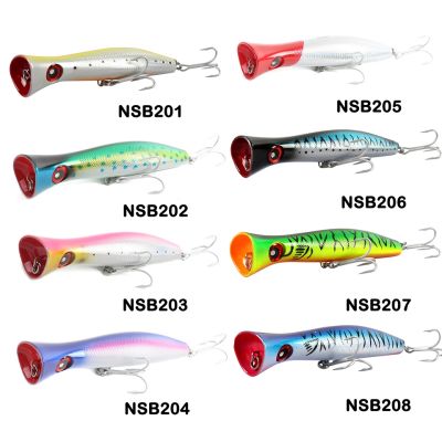 Noeby NBL9248 Fishing Hard Lure Big Mouth Popper Lure 200mm/115g Long Casting Trolling Fishing Top Water Lure