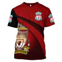 CLOOCL Fashion Men S And Women S Liverpool Fans Cool T-Shirt 3D Printed T-Shirt Street Tops