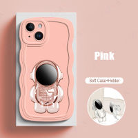 เคสโทรศัพท์สำหรับ iPhone 14 13 12 11 Pro Max/Mini/X/ XS/Xr/xs MAX Astronaut เคสพับเป็นขาตั้งซิลิโคนเหลวกันกระแทกขอบหยักเคสนิ่มป้องกันเลนส์กล้องดีไซน์ใหม่คู่เคสฝาหลัง