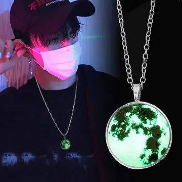 Glowing hot sale moon necklace