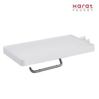 โปรดี Karat Faucet ที่ใส่กระดาษชำระ พร้อมที่วางของและขอแขวนในตัว รุ่น KB-13-351-11#N ราคาถูก ชั้นวางของ ชั้นเก็บของ เฟอร์นิเจอร์ ชั้นโชว์