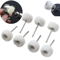 20Pcs Mini grinding sanding head abrasive disc felt 3mm Shank buffing wheels metal Polish Brush Drill Rotary Tool Accessories