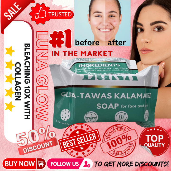 🧼🔥⚡ Luna Glow Gluta Tawas Soap Healthy Skin Glowing Skin Lightening