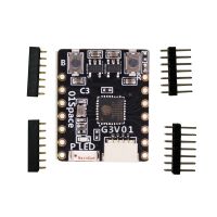 ESP32 C3 Development Board C3FH4 RGB Development Board RISC-V WiFi Bluetooth IoT Development Board Black PCB Compatible for Python