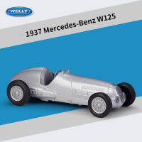 AWELLY 1:36 -Benz W125 1937โลหะผสมโลหะหรูหรารถรุ่นดึงกลับรถสำหรับของเล่นเด็กคอลเลกชัน GiftM