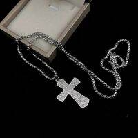 [COD] Quintana เครื่องประดับเหล็กไทเทเนียม Cross จี้ Cool Boy Cross Necklace Factory ขายตรง