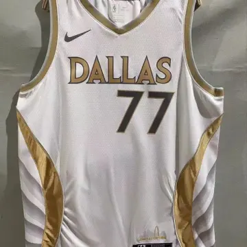 NBA Dallas Mavericks Black & Gold #77 Jersey,Dallas Mavericks