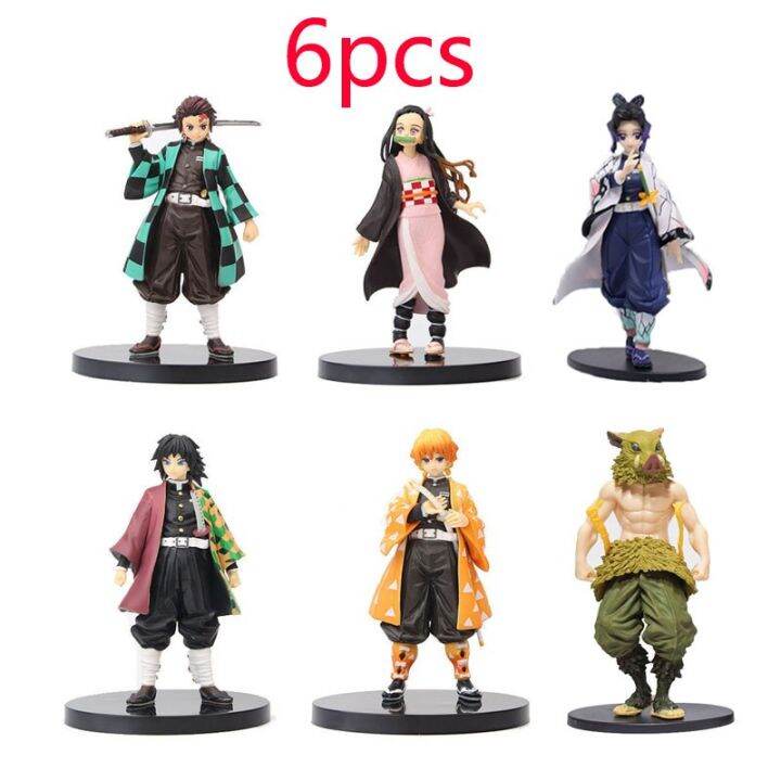 ชิ้น-เซ็ต6นิ้ว16ซม-หุ่นสังหารปิศาจ-kimetsu-no-yaiba-โมเดลแอ็คชั่น-agatsuma-zengo-นักรบพีวีซีของเล่นเด็ก