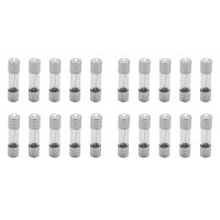 20 Pcs 250V 10Amp Slow Blow Time Delay Glass Fuses Tubes 5Mm X 20Mm