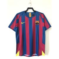 2022 2023 ล่าสุด เสื้อกีฬาแขนสั้น ลายทีมชาติฟุตบอล Barca Home League Edition Jersey 0506 S-XXL ชุดเหย้า AAA สไตล์คลาสสิกเรโทร