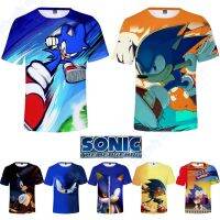 Kids Sonic the Hedgehog 3D Print T-Shirt Boys/Girls