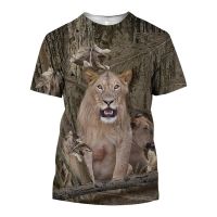 Mens T-Shirt For Men Clothing Unisex Animal Graphic 3D Printed Summer Tops Short Sleeve Fashion Casual Tee Personality Street