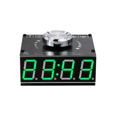 XY-W50H HIFI Level 50Wx2 Stereo Bluetooth Digital Amplifier Module with WIFI Timing Clock BT5.0 Audio Module DC8-24V Spare Parts Accessories