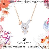 สร้อยคอพร้อมจี้แฟชั่น Swarovski สร้อยคอคริสตัลกล่องฟรีสำหรับเป็นของขวัญ