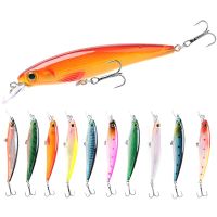 【cw】 10pcs set Floating Fishing Hard Artificial Crank Baits Eyes 11cm 13.6g Wobblers Crankbait treble hooks pesca 【hot】