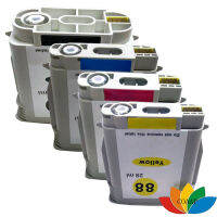 ตลับหมึก4x เข้ากันได้สำหรับ HP 88 OfficeJet Pro K550 K5400 K5300 K5456 K8600DN XL เครื่องพิมพ์สำหรับ Hp88