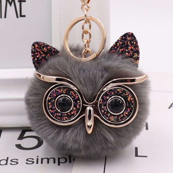multicolor-owl-plush-keychain-imitation-rabbit-fur-ball-bag-pendant-fur-car-pendant-lady-shoulder-bag-owl-pendant-key-ring