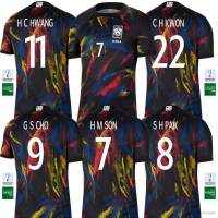 JS 22-23 World Cup Korea Away Jersey Football Tshirts CHKwon SHPaik GSCho Hwang HMSon Player Version SJ