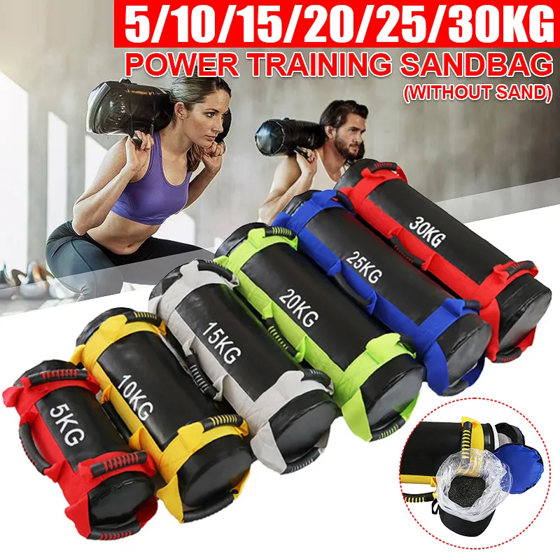 Training Fitness Power Exercise Boxing Weights Sand Bags 5/10/15/20/25/30KG New