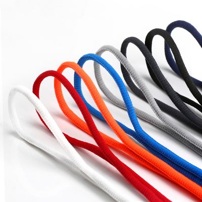 Round Shoelaces Basketball Shoes Mens And Womens Casual Sports Shoe Shoestrings Non-Slip Wear-Resistant White Black Shoe laces