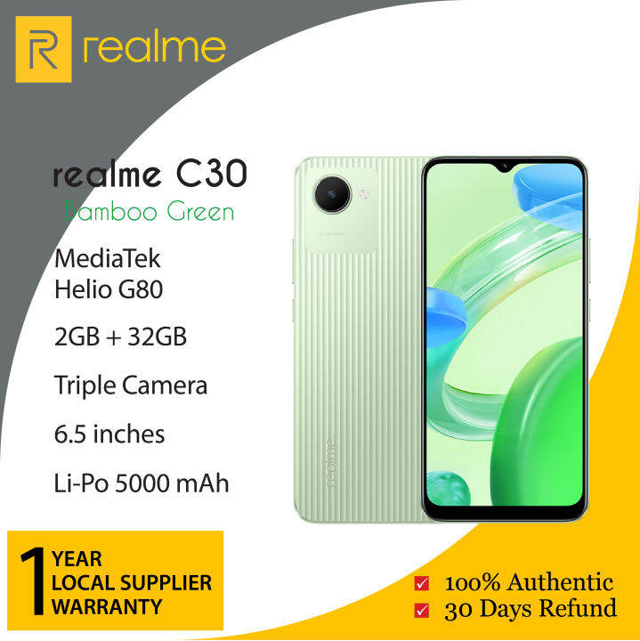 specs of realme c30